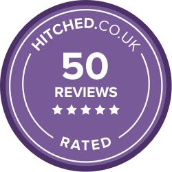Hitched.co.uk rated with 50 reviews